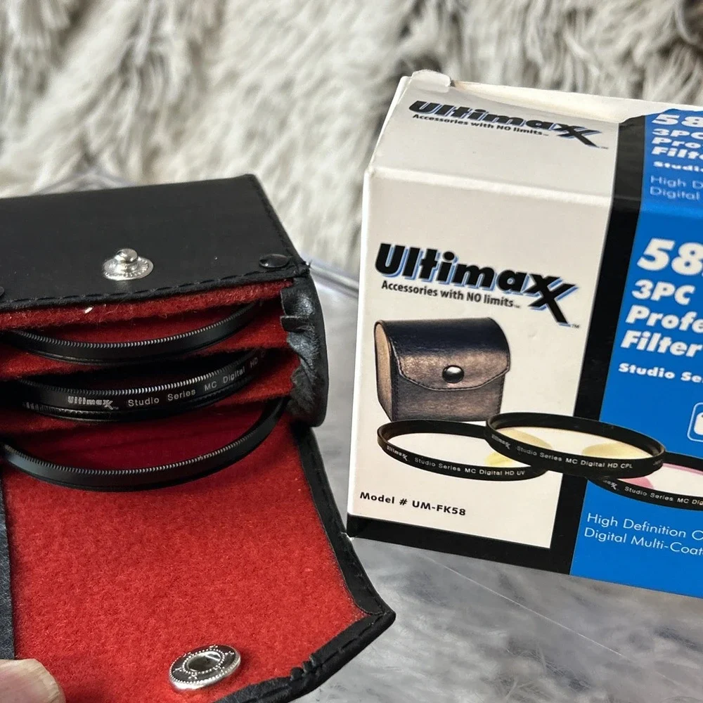 Ultimaxx Camera Accessories‎ Wide Angle Lens Macro Telephoto Filters Starter Kit